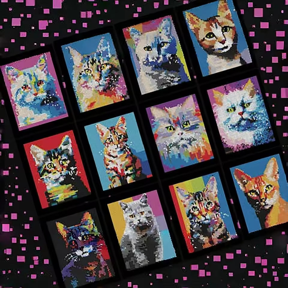 Cat Breeds Color By Number Book