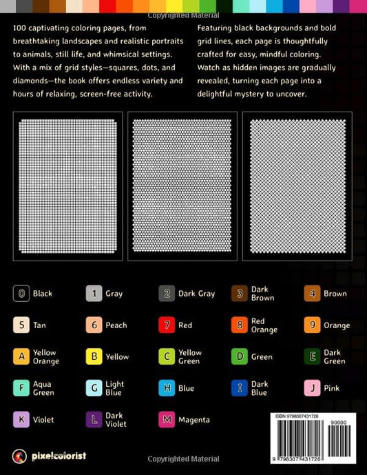 100 Color by Number Mysteries Book