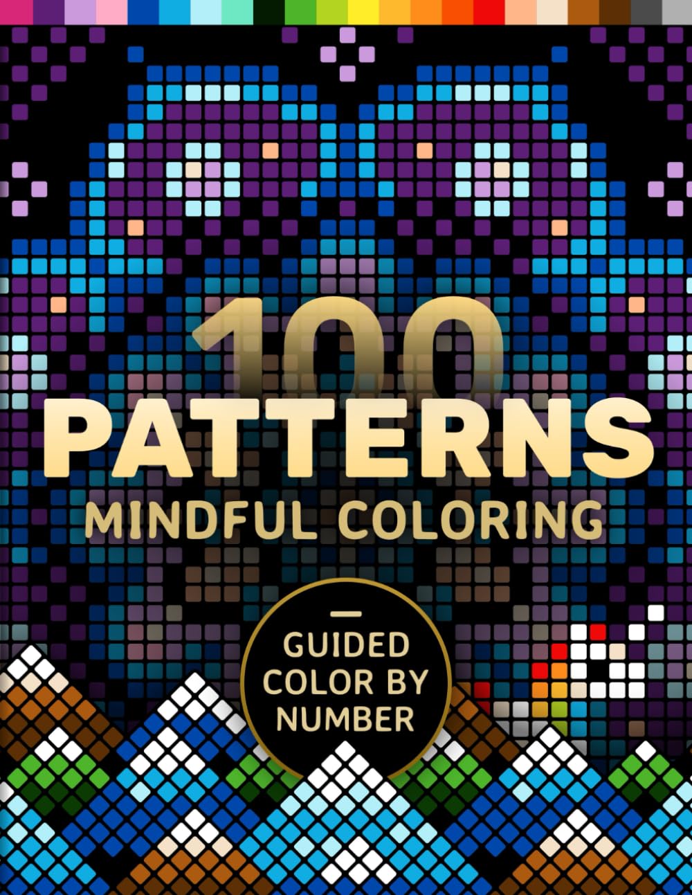 100 Patterns Mindful Coloring Book