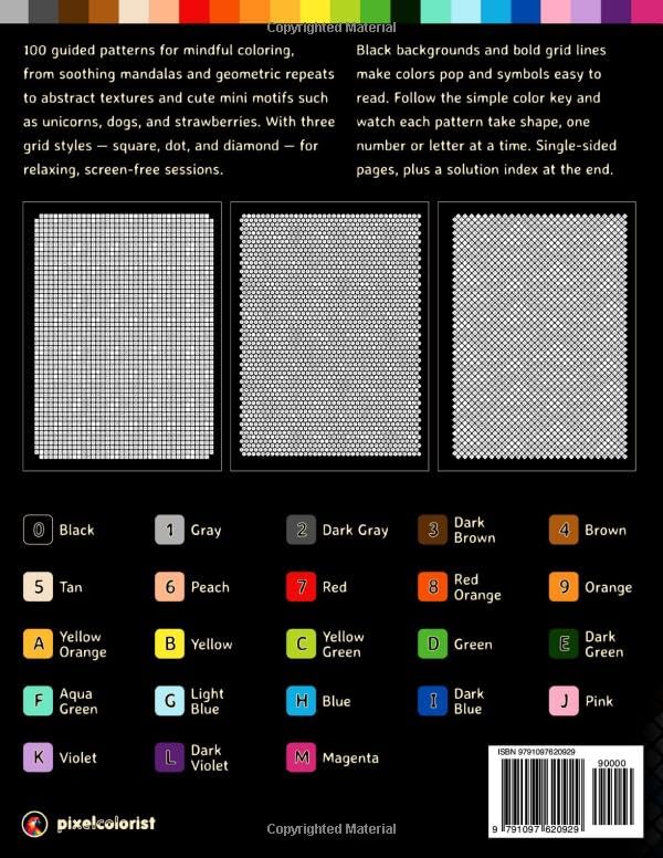 100 Patterns Mindful Coloring Book